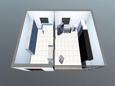 3D機房監控界面設計