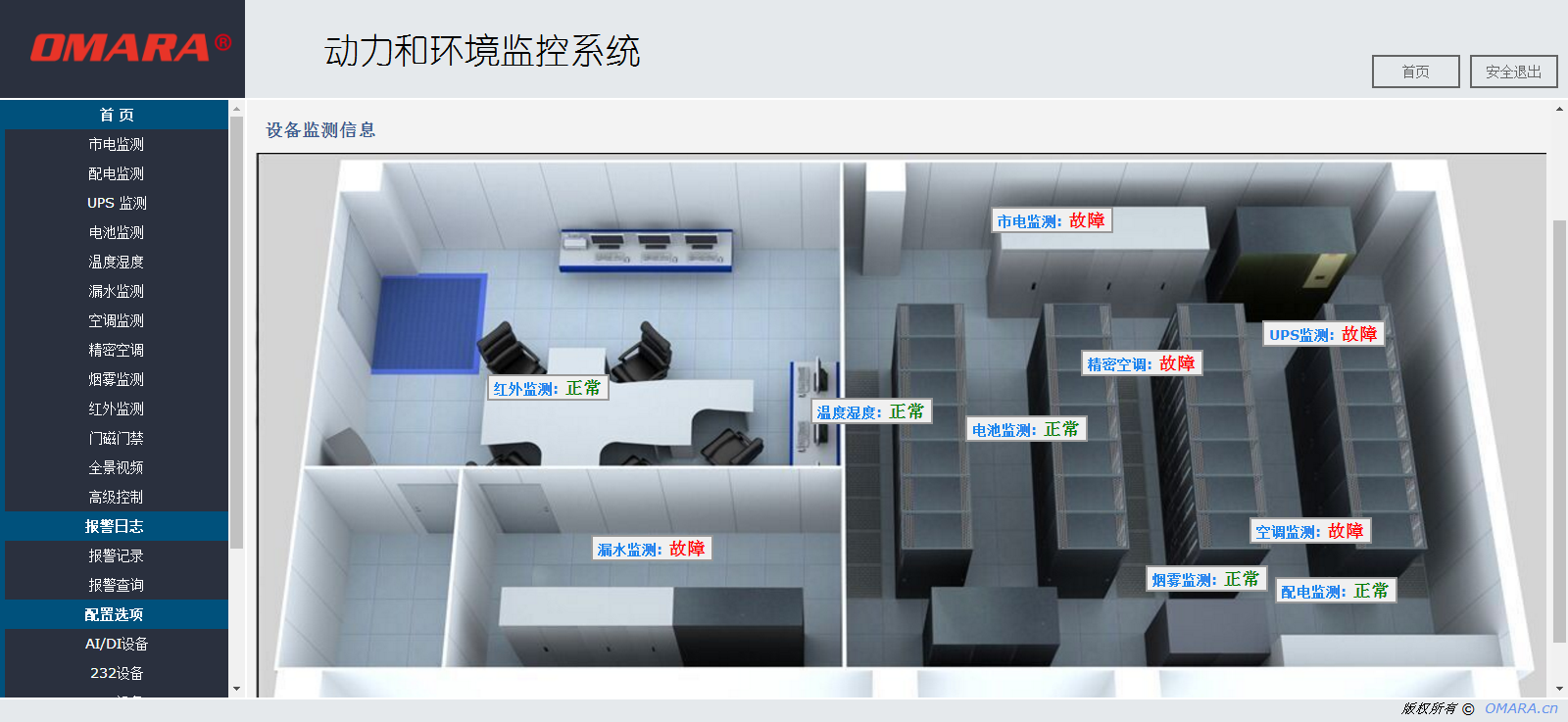 機(jī)房健康狀態(tài)監(jiān)測(cè)軟件·電腦端